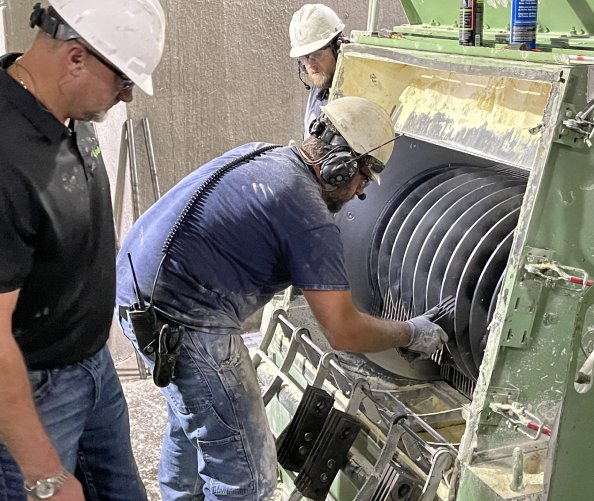 hammer mill hammers installation