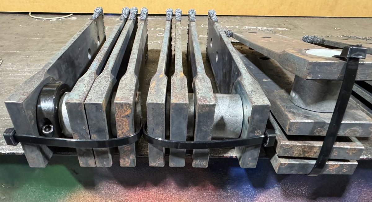 pre-assembly hammers spacers